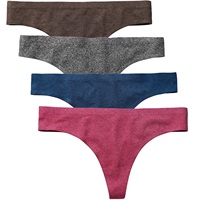Ropa Interior Femenina de Moda, Bragas de Algodón Suave sin Costuras, Transpirables, con Encaje Sexy Bordado, Tangas Ecológicas Cómodas, Venta al Por Mayor