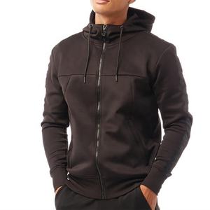 เสื้อฮู้ดซิปผู้ชายทรงเข้ารูป ผ้าซับในเนื้อเดียวกัน 100% ผ้าฝ้าย ระบายอากาศได้ดี เป็นมิตรกับสิ่งแวดล้อม เหมาะสำหรับใส่ออกกำลังกายในฤดูหนาว รับผลิตแบบ OEM ปรับแต่งได้ - Product Image 1