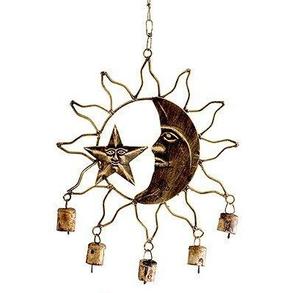 Carillón de viento de Luna y estrella de último diseño para decoración de pared del hogar - Product Image 1