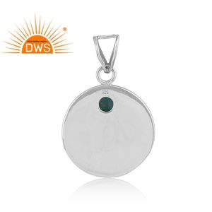 Colgante de piedras preciosas de turquesa Arizona Natural de plata de ley oxidada para mujer joyería para mujer regalo para ella - Product Image 3