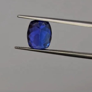 สีธรรมชาติและคุณภาพสูงรูปทรงเบาะยาว4.85 Cts Tanzanite พลอยหลวมโดย Sadiya International - Product Image 4
