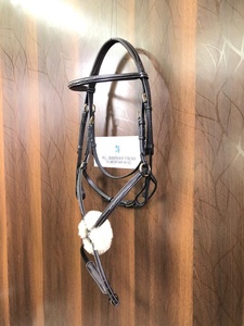 Trending Mexican Equestrian Horse Grackle Bridle Custom Crossbody Softy Padded Noseband Figura de cuero duradero 8 Bridas - Product Image 6