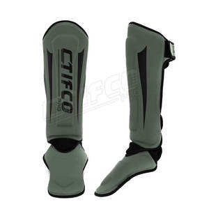 Protector de espinillera de cuero PU, marca privada, novedad de 2021 - Product Image 4