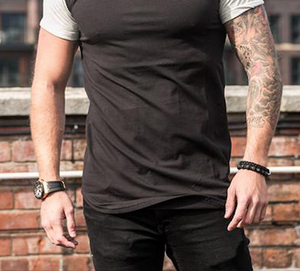 T-shirt à manches courtes personnalisé poids lourd 100% coton pour hommes de haute qualité avec logo personnalisé - Product Image 4