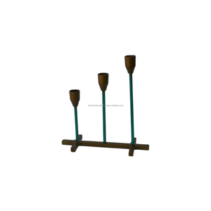 สามแขนการออกแบบเทียนยืนกับการออกแบบตกแต่งโบราณเชิงเทียนบ้านวิลล่าอาหารค่ำและการออกแบบงานแต่งงาน - Product Image 5