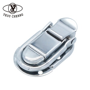 Yeou Cherng HC265 <b>galvanizing</b> nickel metal bright hasp latch lock for variety guitar carry case <b>screw</b> mounting locks hardware - Product Image 1