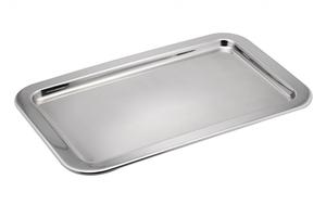Juego de bandejas de acero inoxidable para servicio de alimentos, bandeja Rectangular decorativa de lujo, al mejor precio, novedad - Product Image 2