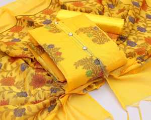 Banarasi-traje Salwar para mujer, ropa con diseño de Banarasi Dupatta, diseño de diseñador indio, vestido Chudidar Salwar, conjunto de mujer RoyalExport - Product Image 3