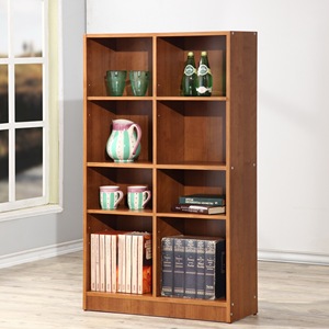 Living Room 8-Unit Wooden <b>Bookcase</b> - Product Image 1