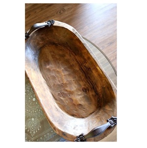 <b>Wooden</b> Dough Bowls/hand <b>Carved</b> <b>Wooden</b> Dough Bowl/for Metal Handle <b>Wooden</b> Dough Bowls for Selling <b>Sale</b> - Product Image 1