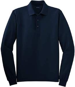 Nouveau design de designer haut de gamme Polo à manches longues pour hommes de haute qualité Meilleur design du Bangladesh Fabriqué au Bangladesh - Product Image 1