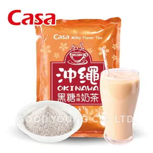 CASA inci süt çay esmer şeker anlık süt çay tozu için tayvan kabarcık çay malzemeler