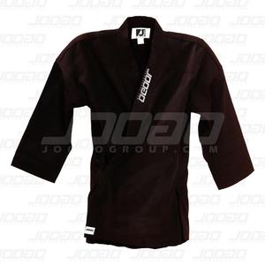 Uniforme de Karate ligero de 8oz Gi blanco negro con cinturón para adultos y niños - Product Image 1