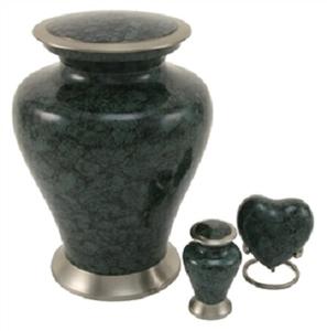 Urnas de cremación de diseño de metal de latón de alta calidad estándar y diseño de acabado pintado de mármol como urna de cremación de metal - Product Image 3