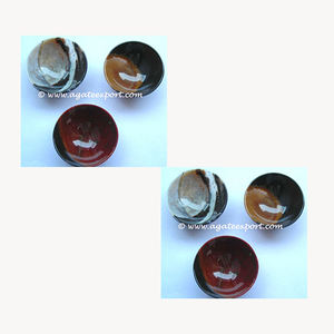 Indian Agate Bowls Supplier Semi-Precious <b>Stone</b> <b>Crafts</b> for Healing - Product Image 4
