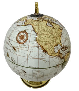 Globe du monde nautique Globe de table décoratif en laiton pour bureau ou articles cadeaux pour les amateurs de géographie - Product Image 3