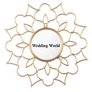 Miroir décoratif en métal Miroir design fait main de qualité supérieure Miroir en métal de luxe de forme personnalisée en gros - Product Image 3