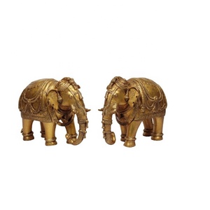 100% qualità in ottone con elefante in ottone di alta qualità, antico e classico, il tuo tavolo da ufficio per Hotel di casa decorativo e regalo - Product Image 1