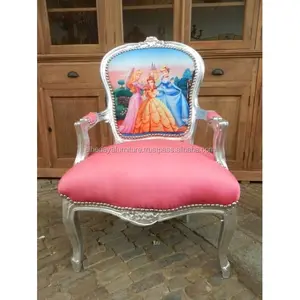 Chaise de princesse pour enfants, chaise d'extérieur