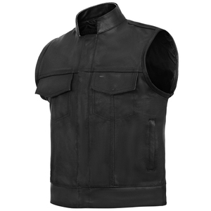 Chaqueta de cuero para motocicleta para hombre, ropa deportiva de talla grande, sostenible, transpirable, impermeable - Product Image 3