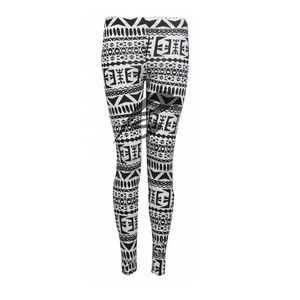 กางเกงโยคะเอวกลางทรงกระชับสัดส่วน ผ้าเนื้อนุ่ม พิมพ์ลาย สำหรับออกกำลังกาย วิ่ง ฟิตเนส ยิม และโยคะ - Product Image 5