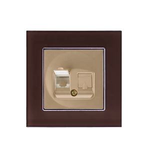 สหภาพยุโรปมาตรฐาน86ขนาด <span class=keywords><strong>CAT6</strong></span> RJ45วัสดุแก้วคู่คอมพิวเตอร์อินเทอร์เน็ต <span class=keywords><strong>Lan</strong></span> เต้าเสียบผนังซ็อกเก็ต - Product Image 5