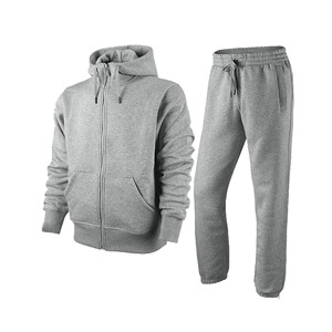 Chándal de Cachemira de oveja para hombre, conjunto de chándal con capucha + pantalón de lana grueso con capucha, chándal informal cálido - Product Image 6