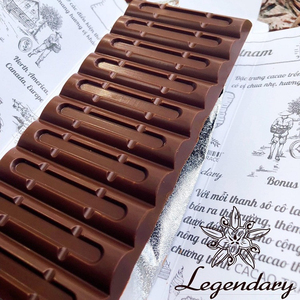 Barra de Chocolate de Origen Único 58% con Cacao, Chocolate Amargo y Dulce Hecho en Vietnam, 80 Gramos, 6 Años de Experiencia - Product Image 2
