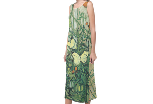 Robe caftan légère de qualité supérieure pour femmes, robe de soirée sans manches à imprimé floral, robe de soirée, robe d'été - Product Image 2