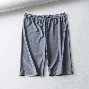 Shorts de sport en molleton pour hommes, pantalons courts décontractés, poches avec fermeture éclair, shorts de motard - Product Image 5
