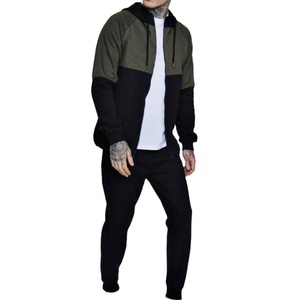 ขายส่งบุรุษโลโก้ที่กําหนดเองวอร์มกีฬาแจ็คเก็ตเสื้อกันหนาวหมวกและชุด Jogger ผู้ชาย - Product Image 1