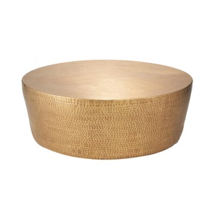 Table basse en métal martelée, Table basse de style indien, couleur personnalisée, cadeau de styliste, vente en gros - Product Image 6