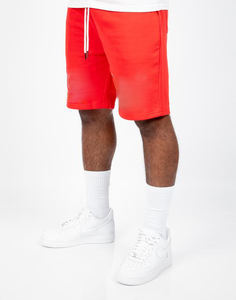 <b>Mens</b> Red Drawstring <b>Shorts</b> Casual Solid Color Loose Fit Elastic Waist Comfortable Summer Streetwear <b>Lounge</b> <b>Shorts</b> - Product Image 2