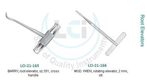 Elevadores dentales de lujo, Set de elevadores rectos y curvados, de acero inoxidable alemán, para Raíces dentales - Product Image 6