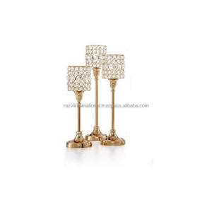 Support de bougie décoratif en aluminium fait main, écologique, durable, élégant pour la décoration de la maison - Product Image 4