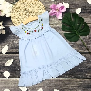 Vestido de verano de algodón para niñas, venta al por mayor, hecho en Vietnam - Product Image 4