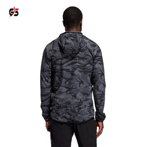 Sudadera con capucha para hombre, de camuflaje, forro polar, 100% algodón, logotipo personalizado, manga completa, 300 GSM, servicio OEM, sudaderas informales - Product Image 4