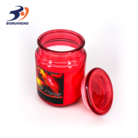 Color Clear Jar Pillar Soy Wax Scented Candles With Wood Lids Glass Votive Luxury Home Decoration From Vietnam