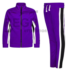 Wholesale OEM Fitted Sweatsuit Tracksuit Zipper Hoodies Jogging Men Jogger <b>Track</b> <b>Suit</b> - Product Image 6
