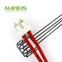 PHR-2 JST industri kustom 2Pin dengan rangkaian kabel timah