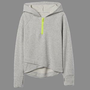 Free Style Women Pink white fleece custom Hip-hop women crop top oversize hoodie women sweatshirt as per customer requirement. - Product Image 2