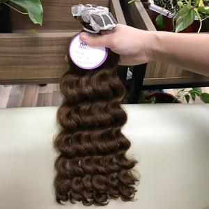 Extensions de cheveux naturels en bande adhésive, cheveux lisses, couleur ombrée, 3/18c, vente en gros - Product Image 4