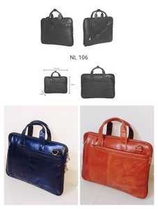 Mallette moderne en cuir de qualité supérieure pour hommes et femmes sac d'ordinateur portable d'affaires - Product Image 4