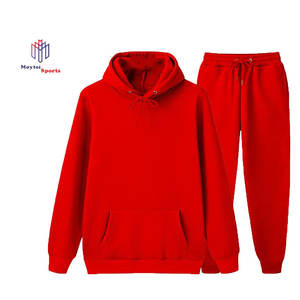 Polyester/Coton Sublimé Logo Personnalisable Hommes Survêtements D'hiver Jogging Costumes À Capuche Écologique Léger De Haute Qualité - Product Image 3