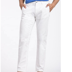 กางเกงผ้าทอลายทแยงผ้าฝ้าย100% คุณภาพสูงของผู้ชายสไตล์ลำลองไซส์ใหญ่พิเศษแห้งเร็วไม่ยับง่าย - Product Image 1