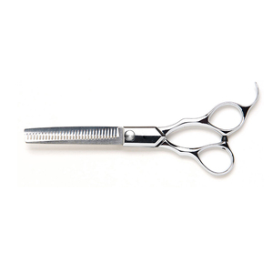 QNQ Stylish Premium Quality Smart Customized Ceramic Handle Thinning <b>Scissors</b> Hot Trending Stainless Steel Best Beauty Tool - Product Image 3