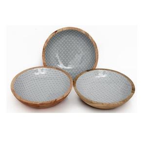 Cuencos de ensalada extra grandes de madera de esmalte superior de alta calidad, cuenco de madera de acacia para ensalada o fruta, cuencos para servir en el hogar y el hotel - Product Image 6