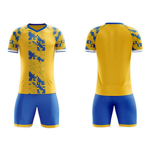 กีฬาที่กำหนดเองทีมฟุตบอลเครื่องแบบ100% โพลีเอสเตอร์เครื่องแบบฟุตบอลสำหรับขาย - Product Image 6