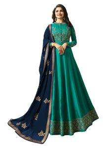 Listo para usar Nuevo diseñador Bordado Trabajo Seda suave Lehenga Choli Diseñador indio Lehenga Choli con blusa ApparelGarment - Product Image 6