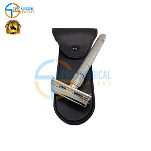 Rasoir de sécurité à double tranchant 3 PRO Butterfly avec lame en acier inoxydable pour le rasage du visage et du corps - Product Image 2